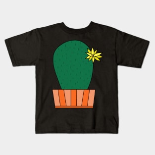 Cute Cactus Design #30: First Price Flower Cactus Kids T-Shirt